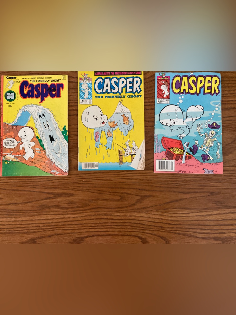 Casper The Friendly Ghost Lot 3 Harvey Comics Vintage Collectible Book